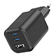 Swissten Chargeur Mural 2 USB C GaN 65W + USB 18W Charge Rapide Design Compact Noir Chargeur secteur noir de Swissten, l'indispensable pour votre tablette et votre laptop