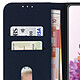 Avizar Étui pour Samsung Galaxy S20 FE Folio Intégrale Porte-carte Fonction Support Bleu pas cher