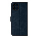 Avizar Étui pour Honor X8 Portefeuille Double languette magnétique Fonction Support  bleu nuit - Etui portefeuille conçue pour votre Honor X8