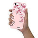 Evetane Coque iPhone 7/8/ iPhone SE 2020 Silicone Liquide Douce rose pâle Cerisier pas cher