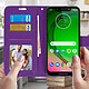 Avis Avizar Housse Motorola Moto G7 et G7 Plus Étui folio Portefeuille Fonction Stand violet