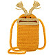 Avizar Sac Bandoulière pour Smartphone Finition Tissé Design Kawaii  Orange - Un sac bandoulière pour smartphone, une vraie petite merveille