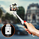 Acheter LinQ Perche selfie Filaire Connecteur USB-C Bouton déclencheur Extensible  Noir