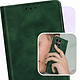 Avizar Étui Folio pour Samsung S23 Ultra porte-carte, support vidéo  Tender Book Vert pas cher