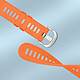 Avizar Bracelet pour Samsung Galaxy Watch Active 2 40mm Silicone Texturé Orange pas cher