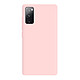 Evetane Coque Samsung Galaxy S20 Silicone Liquide Rose Pâle Coque Samsung Galaxy S20 Silicone Liquide Rose Pâle