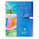 CLAIREFONTAINE Cahier Travaux Pratique Koverbook Piqué Polypro 24x32 cm 64p séyès-uni coloris Aléatoire Cahier