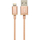 PNY Câble charge et synchronisation USB A/Lightning MFI 2.4A 1,2m Rose Le câble prend en charge jusqu'à 2.4A de puissance de sortie pour recharger votre mobile.