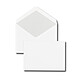 GPV Boîte de 500 enveloppes blanches C6 114x162 80 g/m² gommées Enveloppe