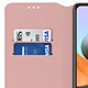 Avizar Housse Xiaomi Redmi Note 10 Pro Porte-cartes Fonction Support Vidéo rose gold pas cher