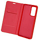 Avizar Étui pour Xiaomi 12 Lite Porte-carte et Support vidéo  Rouge et Doré - Un étui folio pour Xiaomi 12 Lite, alliant protection et design au quotidien