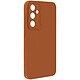 Avizar Coque pour Samsung Galaxy A55 5G Silicone Mat Toucher Doux Marron Clair - Couleurs éclatantes pour un style élégant qui ravive le design de votre smartphone