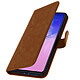 Avizar Étui pour Samsung Galaxy S10 Lite Clapet Portefeuille Support Vidéo  Marron Étui violet de la série Chesterfield spécialement conçu pour Samsung Galaxy S10 Lite