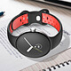 Acheter Avizar Bracelet pour Google Pixel Watch Silicone Bicolore Souple Noir/Rouge 217 mm