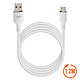 LinQ Câble USB vers USB C Fast Charge 5A Synchronisation Longueur 1.2m Blanc (TPC9309) pas cher