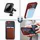 Acheter Avizar Coque MagSafe pour iPhone 12 Pro Silicone Protection Caméra  Contour Chromé Rouge
