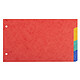 Avis EXACOMPTA Intercalaires pour fiches bristol en carte lustrée 225g/m2 4 positions - 125x200mm x 10