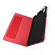 Avizar Housse Xiaomi Pad 5 et Pad 5 Pro Rangements Cartes Fonction Support Rouge Design élégant et chic grâce à son revêtement en tissu et son intérieur soft touch