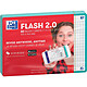 OXFORD Paquet 80 Fiches Bristol Flash 2.0 - A6 105 x 148 mm Menthe Fiche Bristol