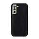 Muvit Coque pour Samsung Galaxy S21 FE RECYCLETEK Souple Noir Coque recyclable faite à partir de matière recyclée