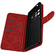 Avizar Étui pour Vivo X80 Pro Clapet Portefeuille Fonction Support Vidéo  rouge Etui Folio portefeuille en éco-cuir spécifique pour Vivo X80 Pro