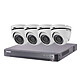 Hikvision - HIK-4DOM-THD-002 - Kit vidéo surveillance Turbo HD 4 caméras dôme Hikvision - HIK-4DOM-THD-002 - Kit vidéo surveillance Turbo HD 4 caméras dôme