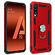 Avizar Coque Galaxy A70 Bi matière Rigide et Souple Bague Support Vidéo rouge - Coque de protection spécialement conçue pour le Samsung Galaxy A70, Rouge