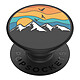 Popsockets PopGrip Mountain High pour Smartphone, Bague et Support Universel Noir - PopSockets Popgrip, issu de la collection Paysage