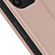 Avizar Étui pour iPhone 15 Pro Max Porte-carte Support Vidéo Clapet Magnétique  Rose pas cher