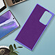 Avizar Coque Galaxy Note 20 Semi-rigide Soft Touch Compatible QI violet pas cher
