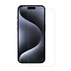 MW Verre de protection d'écran pour iPhone 15 Pro Max GLASS BASIC Transparent Protection ultra-fine : 0,33 mm