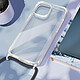 Acheter Avizar Coque Lanière pour iPhone 13 Mini Rigide Bumper  Transparent