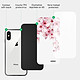 Acheter Evetane Coque iPhone X/Xs Coque Soft Touch Glossy Cerisier Design