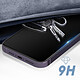 Avis Avizar Verre Trempe 9H iPhone 14 Pro Couverture 21D Anti-traces de doigts et taches d'huile  Noir