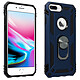 Avizar Coque iPhone 6 Plus et 6S Plus et 7 Plus et 8 Plus Bague Support bleu nuit - Préserve votre smartphone contre les chocs, les chutes et les rayures du quotidien.