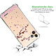 Avis Evetane Coque iPhone 11 Pro anti-choc souple angles renforcés transparente Motif Chute De Fleurs