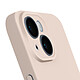 Acheter Avizar Coque Silicone pour iPhone 15 Caméra Protégée Doux au Toucher  Rose Pâle