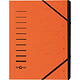 PAGNA Trieur 'Sorting File', 7 compartiments, orange Trieur