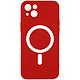 Avizar Coque MagSafe pour iPhone 14 Soft Touch Finition Mate Bords Surélevés  rouge - Coque MagSafe conçue spécialement pour votre Apple iPhone 14