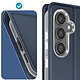 Dux Ducis Étui pour Samsung Galaxy S23 FE Clapet Porte-carte Support Vidéo  Bleu nuit pas cher