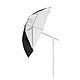 LASTOLITE parapluie All In One Argent/Blanc Diamètre 99cm MATERIEL PROVENANCE LASTOLITE FRANCE. Emballage securisé de vos commandes. Livré avec Facture dont TVA.