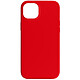 Avizar Coque pour iPhone 15 Plus Silicone Semi-rigide Finition Douce au Toucher Fine  Rouge Coque de protection rouge, collection Fast Cover, spécialement conçue pour votre iPhone 15 Plus