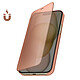 Avizar Étui Clear View pour iPhone 15 Clapet Miroir Fonction Support  Rose Gold pas cher