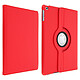 Avizar Etui folio multipositions rouge Apple iPad 5 / 6 / Air - Support orientable 360° - Housse de protection à clapet folio - Rouge