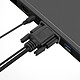 Avizar Câble HDMI vers VGA Mâle et Prise Jack 3.5mm Qualité Full HD Longueur 1.8m  Noir pas cher