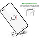 Avis LaCoqueFrançaise Coque iPhone 6/6S Coque Soft Touch Glossy Coeur Noir Amour Design