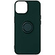 Avizar Coque Silicone pour iPhone 14 Flexible avec Bague Support  Vert Foncé - Coque arrière multifonctionnelle, série Flexyring, pour iPhone 14