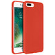 Forcell  Coque iPhone 7 Plus/iPhone 8 Plus Coque Soft Touch Silicone Gel Rouge Élaboré en silicone gel souple flexible et résistant