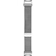 BigBen Connected Bracelet pour Galaxy Watch 4/4 Classic/5/5 Pro/6/6 Classic Milanais Acier Argent Accessoire élégant et haut de gamme