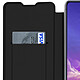 Avizar Étui Galaxy S10 Lite éco-cuir texturé Antichocs Anti-rayures Porte-carte Noir pas cher